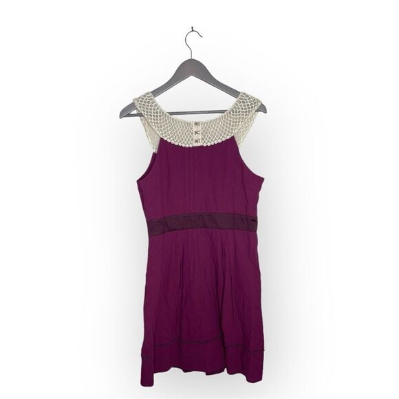 Anthropologie Floreat Cotton Sleeveless Dress Size 10 - Picture 3 of 5